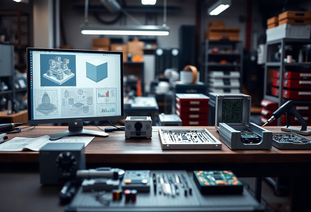 Contenitori per schede elettroniche – dall’idea alla produzione in officina